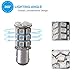YINTATECH Yellow/Amber LED Car Lights Bulb 1157 BAY15D 27SMD 5050 Tail Turn Signal Blinker Parking Light Bulbs 7528 2057 2357 DC 12V (pack of 4)