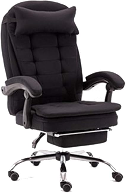 Fauteuil Fauteuil De Chaise D Ordinateur Tissu Chaise De Bureau Confortable Chaise De Pause Dejeuner Lavable Hiver Et Ete Tapis De Sieste Inclinable Chaises Tabouret Weiyv Amazon Fr Cuisine Maison
