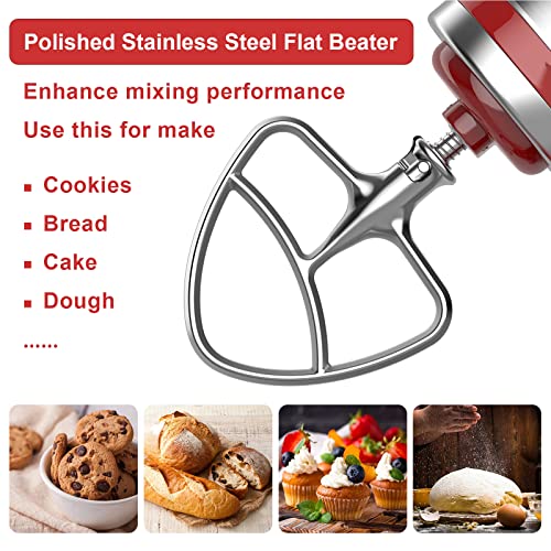 Stainless Steel Beaters for Kitchenaid Stand Mixer, 4.55Qt TiltHead