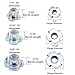 Eowpower 60Pcs 4 Pronged Zinc Plated Tee T-Nut 1/4
