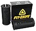 Fit Grips 2.0 Thick Bar Weight Lifting Big Fat Grips Bicep, Tricep, Forearm, Wrist (Black)