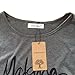Liva girl Womens Letter Printed Pullover Casual Tees T-Shirt