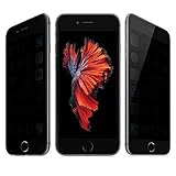 SUPTECH iPhone 6s Plus Screen Protector, iPhone 6 Plus Tempered Glass Edge to Edge [3D Touch Compatible] [Anti-fingerprint ] Apple iPhone 6s Plus Ballistic Glass (Privacy)