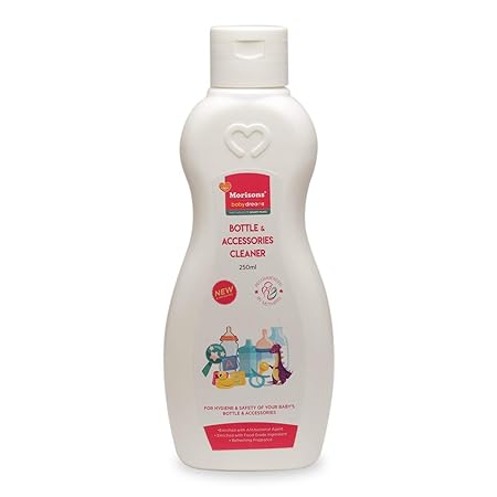 Morisons Baby Dreams Bottle & Accessories Cleaner I 250 ML I Anti Bacterial Anti Fungal