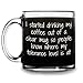 Tolerance Level Funny Glass Coffee Mug