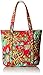Vera Bradley Women's Cotton Vera Tote Bag, Rumba, One Size