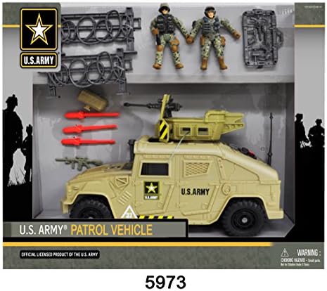 United States Army Patrol Vehicle with 2 Soldiers