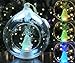 BANBERRY DESIGNS Glass Christmas Ornament - LED Light Up Ornament - Glass Angel Holding Dove - Memorial Ornament