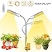 LED Grow Light for Indoor Plant,68W 132 LED Timing Grow Lamp Auto On/Off with 3/6/12H Timer 5 Dimmable Levels 3 Switch Modes Adjustable Gooseneck(68W 3 Heads Light)