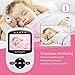 Video Baby Monitor with Night Vision Camera,Two Way Audio System,Temperature Sensor and Large Transmission Range