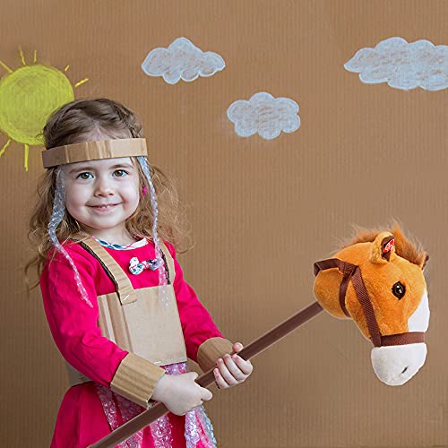 Linzy Hobby Horse, Galloping Sounds with Adjustable Telescopic Stick