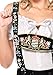 Leg Avenue Women's 2 Piece Edelweiss Lederhosen Costume, White/Black, Small