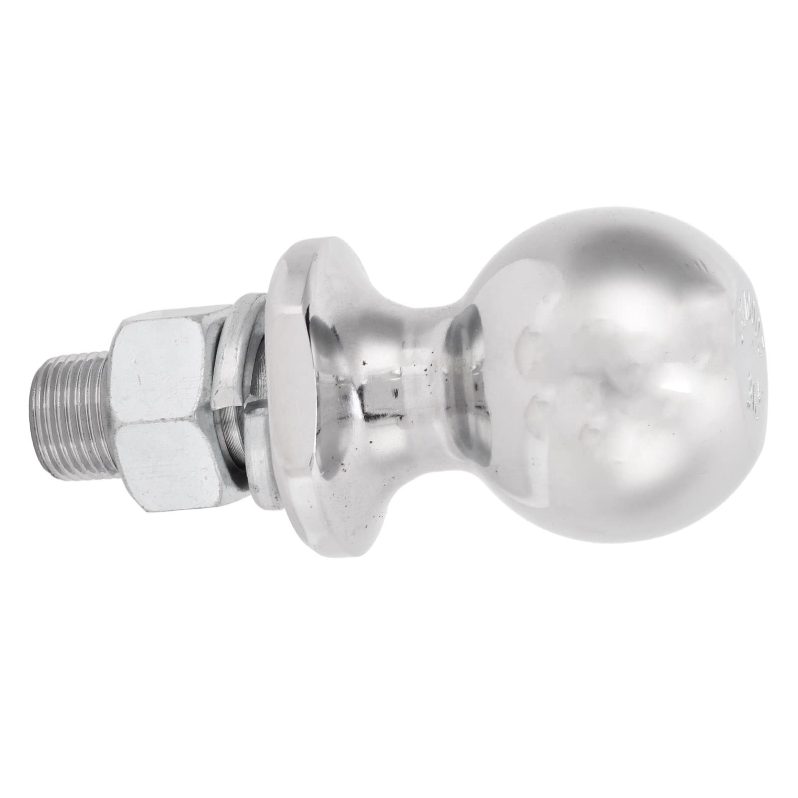 Keenso Hitch Ball, 1‑7/8in Diameter Hex Nut Hitch Ball for ATV UTV Lawn Tractor 5/8x1‑3/4in Shank 2000 LBS other parts