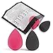 Kangaroo 2 Pcs Makeup Sponge Set Blender Beauty Foundation Blending Sponge, Flawless for Liquid, Cream, and Powder, Makeup Sponges