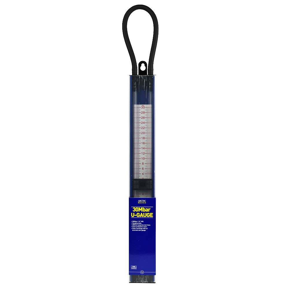 Arctic Hayes 664035 30Mbar U-View U-Gauge, 12-Inch Length