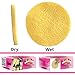 Gold Cosmetics & Supplies (50 Pieces) Facial Sponge Cosmetics Round, Yellow Compressed Sponges - Best Facial Cleansing Sponge