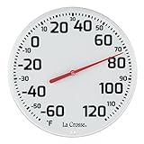 LaCrosse 104-1522 La Crosse 8 Round Dial Thermometer