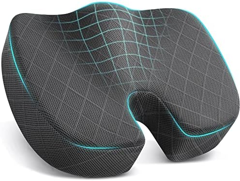 TushGuard Seat Cushion Memory Foam Cushion for Office Chair, Car