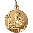 SAINT RITA FROM CASCIA MEDAL - THE PATRONESS OF LOST AND IMPOSSIBLE CAUSES - 100% MADE IN ITALY
