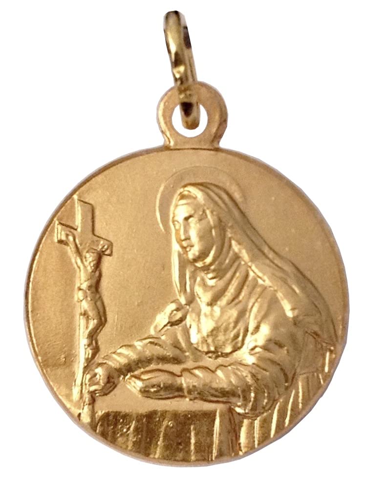 I G J Saint Rita from Cascia Medal - Patroness of impossibile Cases - 100% MADE IN ITALY