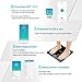Triomph Bluetooth Smart Body Fat Scale with iOS/Android App - Digital Body Composition Analyzer Measures Body Weight, Body Fat, Water, Muscle Mass, BMR, Bone Mass and Visceral Fat, 400 lbs, Black