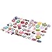 Efivs Arts Newest 50pcs Different Shape Shoes Charms Fits for Croc Shoes & Wristband Bracelet Party Gifts