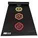 Fit Spirit Printed Yoga Mat, 3mm - Black - 7 Chakra