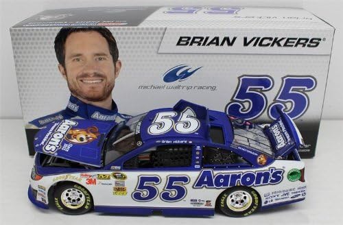 Brian Vickers #55 Aaron's 2013 Toyota Camry NASCAR Diecast Car, 1:24 Scale HOTO