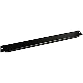 StarTech.com BLANKB1 1U Rack Blank Panel for 19-Inch Server Racks and Cabinets (Black), black powder coat