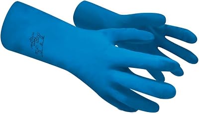 Polyco Nitri-Tech III X-Large Blue Nitrile Chemical Resistant Gloves Latex Free