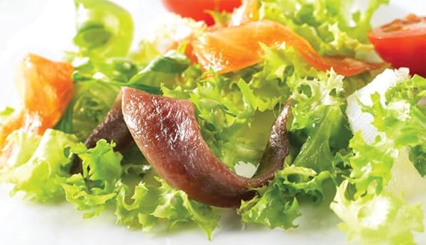 ROLAND FOODS FLAT FILLETS OF ANCHOVIES IN OLIVE OIL, SPECIALTY IMPORTED FOOD, 4.23 OUNCE JAR, PACK OF 6