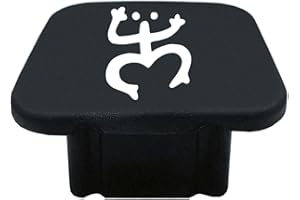 Yaorenmiao 2 Inch Puerto Rico Trailer Hitch Tube Cover Plug Cap, Puerto Rico Tow Hitch Receiver Tube Hitch Rubber Plug Cover fits 2 Inch Trailer Hitch Receiver