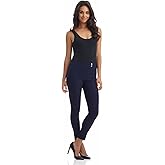 Rekucci Women's Ease into Comfort Slim Ankle Pant with Snaps