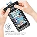 Waterproof Case, TETHYS Universal Waterproof Bag [Ultrapouch Pro] for iPhone 6/6S Plus, iPhone 5S 5C 5 4S, Galaxy S6, S6 Edge S5, Note 4 3 [Black] Protective Pouch Cover Fit Up to 6.1 inch Diagonal