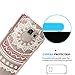 Samsung Galaxy Note 5 Case with Screen Protector,AnoKe Scratch Resistant Mandala Flower Girls Women Acrylic Hard Rubber Slim Fit TPU Clear Phone Cover Cases for Samsung Galaxy Note 5 -TM CH Rose Gold