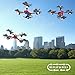 Metakoo D1 RC Toy Drone with 720P HD Camera, Big Outdoor/Indoor Helicopter with Carbon Fiber Arms, Quadcopter with Altitude Hold, 3D Flips, Headless Mode and One-key Return (Red)