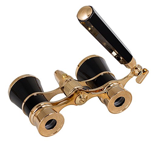 Levenhuk Broadway 325N Opera Glasses (Black Theater Binoculars with LED Light and Extendable Handle) - Thumbnail 7