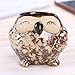 ROSE CREATE 6 Pcs 3 Inches Owl Pots, Little Ceramic Succulent Owl Planters with Drainage Holes - (Big Smile Owls)