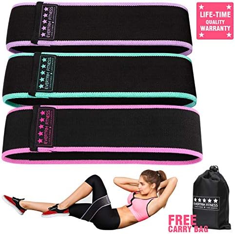 Resistance Bands for Legs and Butt, Exercise Bands Booty Bands Hip Bands Wide Workout Bands Sports-Fitness Bands Stretch Resistance Loops Band Anti Slip Elastic