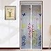 WYZworks (Summer Design) Magnetic Mesh Hands-Free Lace Screen Door (Various Designs Available)