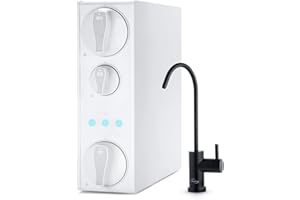 iSpring RO500AK-ORB Reverse Osmosis Water Filter, NSF 58 Certified, 500 GPD Tankless Under Sink RO System, Natural pH Alkaline Remineralization, 2:1 Pure to Drain Ratio, Oil Rubbed Black Faucet