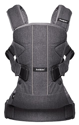 BABYBJORN Baby Carrier One - Denim Gray, Cotton BABYBJORN Baby Carrier One - Denim Gray, Cotton