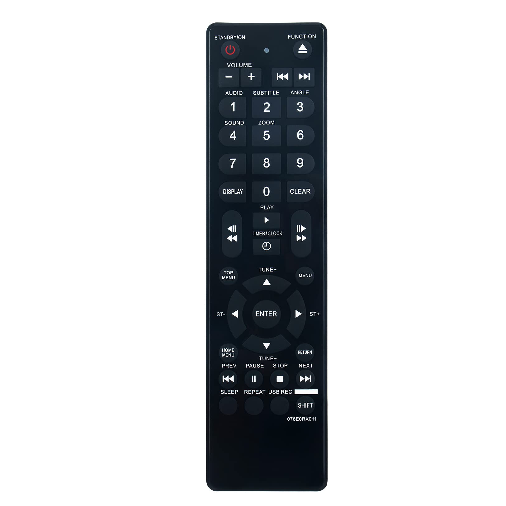 VINABTY 076E0RX011 Replacement Remote Compatible with Pioneer BLU RAY Player XW-NA1K-K XWNAV1K XWNAV1KK