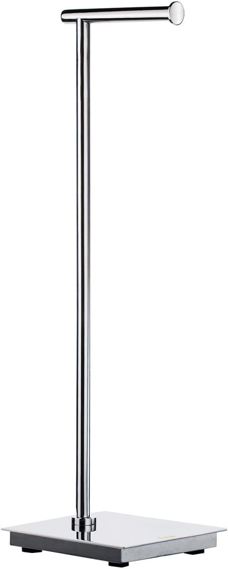 Smedbo "Outline Lite" Toilet Roll Holder, Square, Polished Stainless Steel, 60 cm