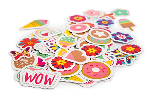 Wheely Bikes Unique Bicycle Stickers | 60 Pack | | Paste Them On Travel Suitcases Cars Skateboards Pencil Boxes Bike Mobile Phones & More | Cool & Fashionable Decals | Colorful Designs & Decorations