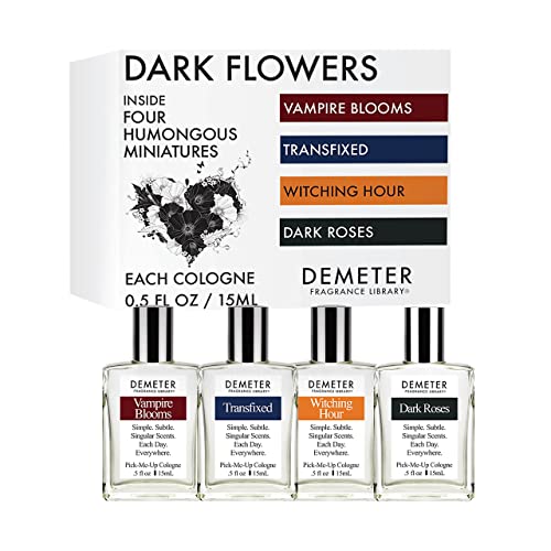 Vampire Sampler Demeter Fragrance's Dark Flowers Humongous Miniature Set of 4 ...