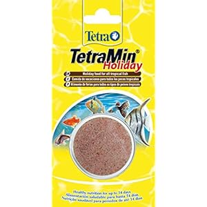 Tetra Min Fish Food Holiday Feeding Block 30g, Providing Healthy Nutrition for Up to 14 Days