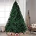 Hilai 6ft Artificial Christmas Tree Unlit Pine Tree with Solid Metal Stand Fluffy Xmas Tree 1000 Tips Festival Party Holiday Decoration