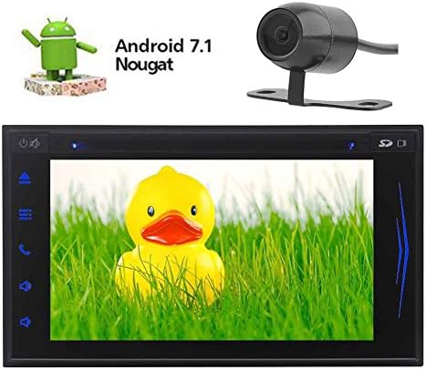 EinCar DVD Player with Android 7.1 Autoradio Bluetooth Stereo System in Dash GPS Navi Double 2 din Vehicle Entertaiment Video Audio wifi 2GB RAM Dual Camera Input + Backup Camera