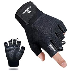 ATERCEL Workout Gloves for Men and Women, Exercise Gloves for Weight Lifting, Cycling, Gym, Training, Breathable and…